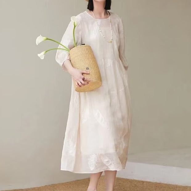 Women's Fashion Personality Linen Dress