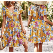 Summer Casual Printed Maxi Dress